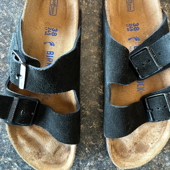 Birkenstock Arizona Soft Foot bed in black suede - Picture 6 of 8